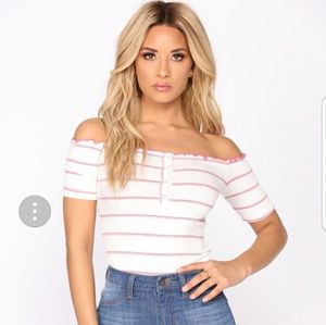 Off shoulder bodysuit